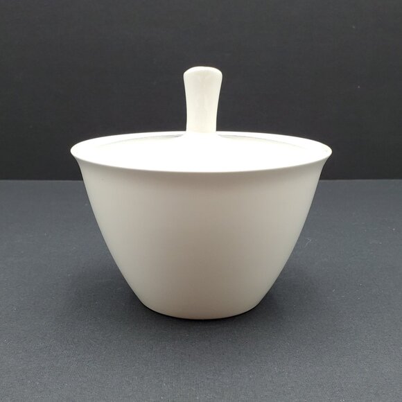 Franciscan Cloud Nine White Sugar Bowl & Lid Whitestone Ware Lidded Bowl - Picture 2 of 5